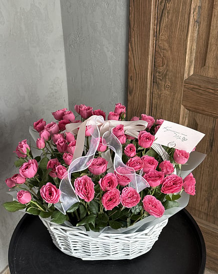 Розовое облако в корзине with delivery to Astana
