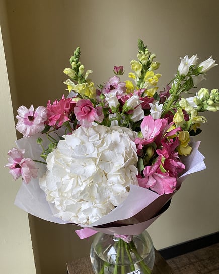 Цветочная палитра нежности with delivery to Astana